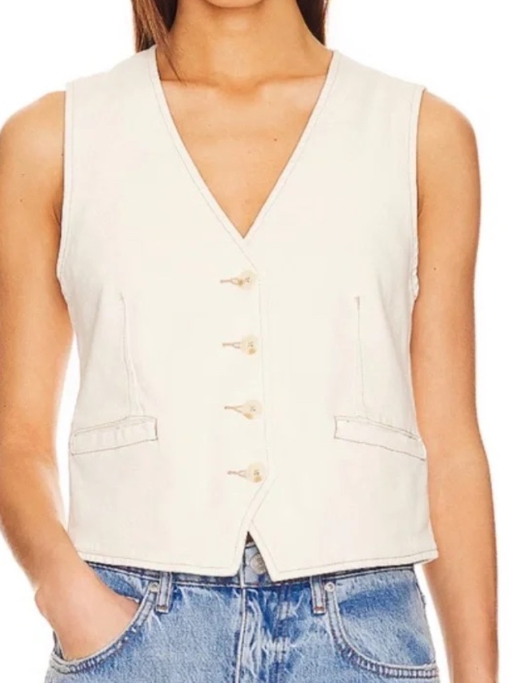PISTOLA vest V-Neck Button Front Vest